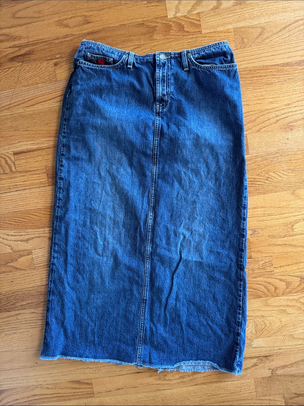 BONGO 100% cotton Blue Denim Maxi Skirt